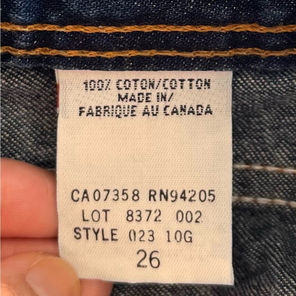 VINTAGE Hollywood Jeans High Waist Straight Leg Made in Canada Y2K 90s Mom Jeans - Picture 14 of 15